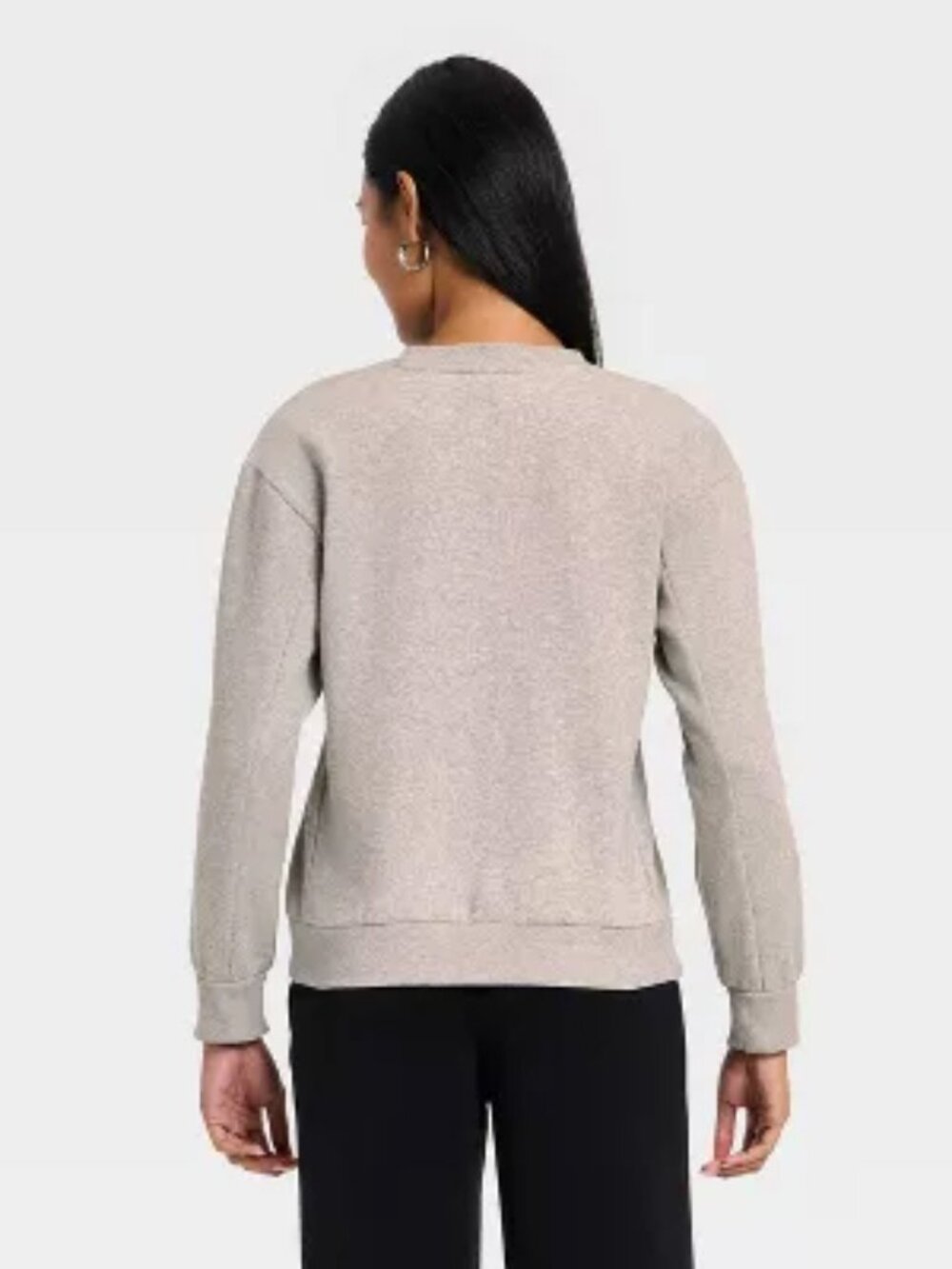 A New Day Women's Bow Embellished Sweatshirt (M) - NWT - Picture 4 of 5